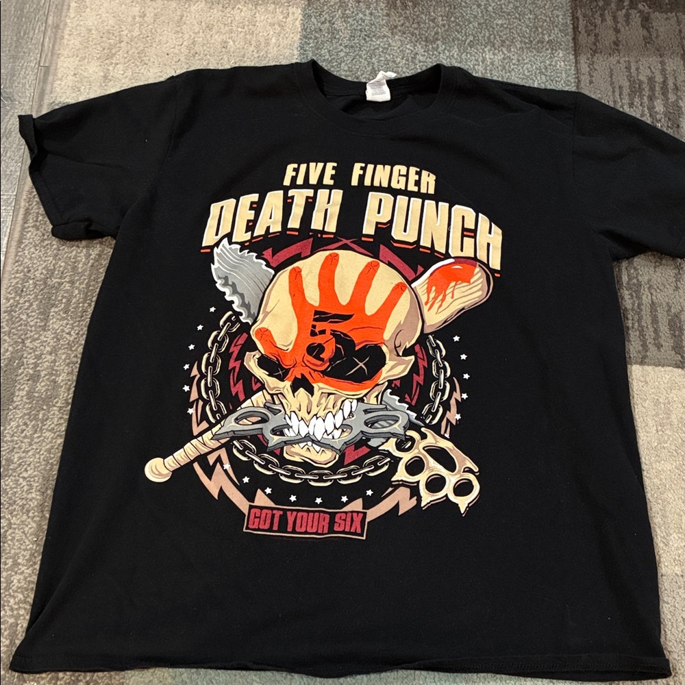 Five Finger Death Punch Black Graphic T-Shirt